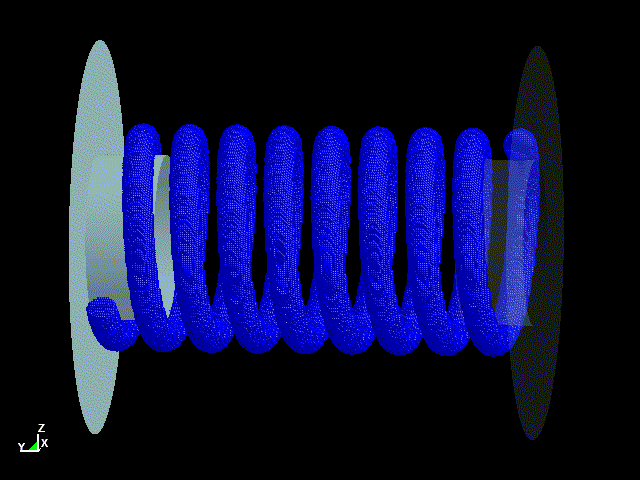 coil spring sph model / ls-dyna