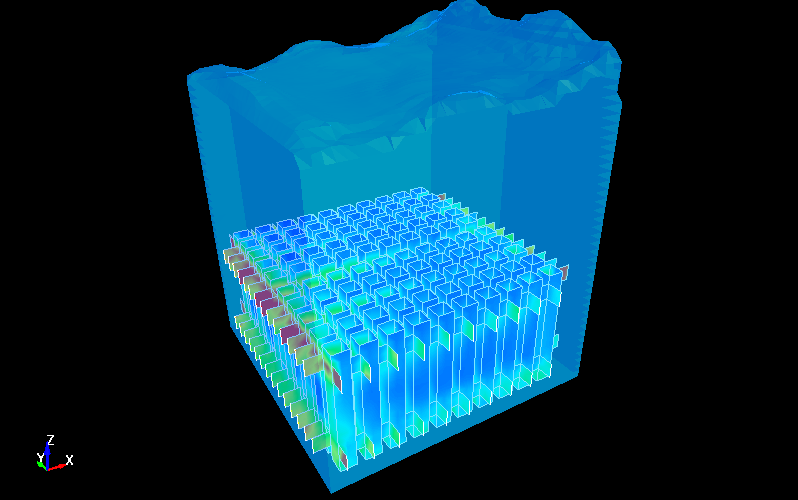 spent fuel pool / sloshing test