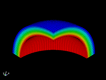 Temperature distribution LS-DYNA