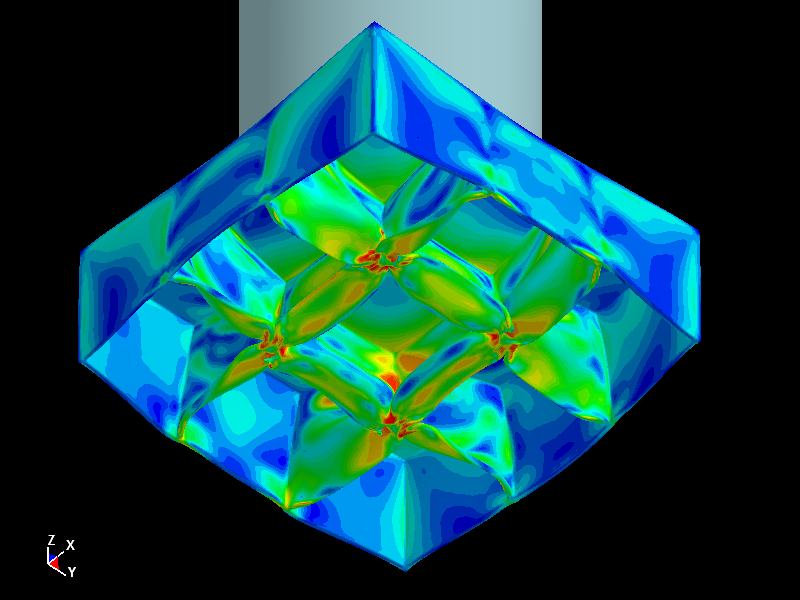 Drop Test FEA for resin Structure
