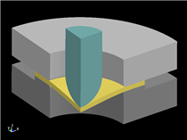 Impact test on resin plate / ls-dyna