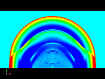 Mach Refrection Analysis / ls-dyna