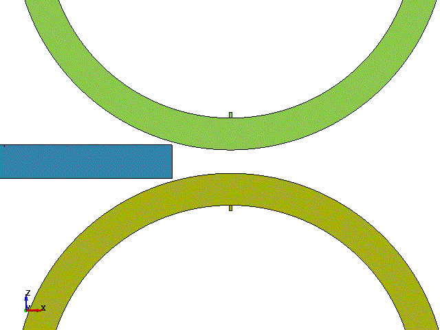  The behavior of surface cracks during rolling