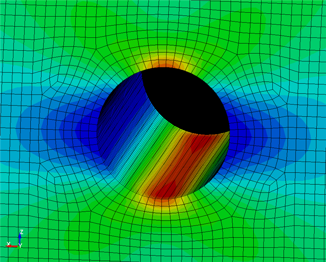 Linear Static Analysis of Stress Concentration Problem