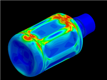 Side Compression Test of a Plastic Bottle B