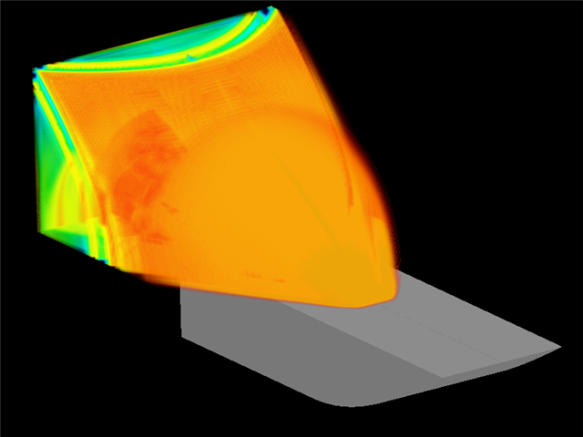  3d cese Supersonic Flow Around Weapons Bay