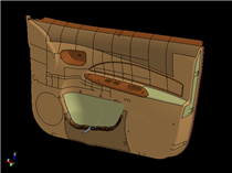 Door Panel Strength Test Simulation