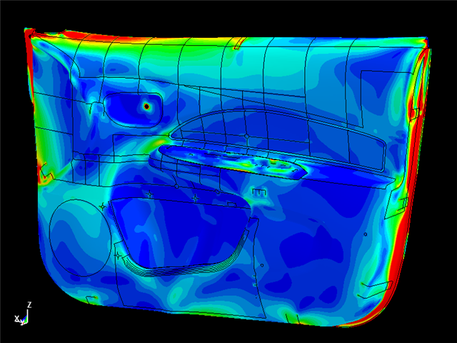  Door Panel Thermal Stress Analysis