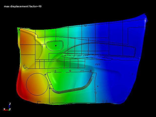  Door Panel Thermal Stress Analysis