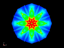 Collision of plane detonation wave analysis using ALE method