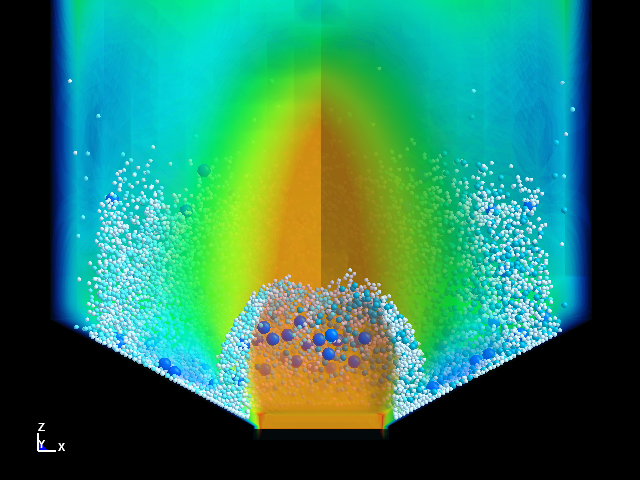  DES and ALE coupling method