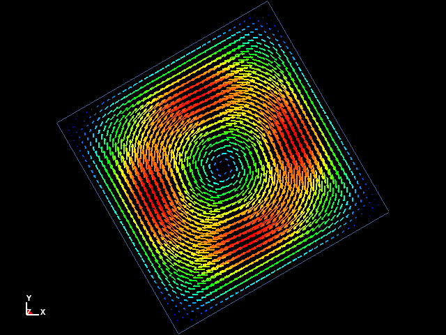  Rayleigh Number 1000 angle is 30 degree