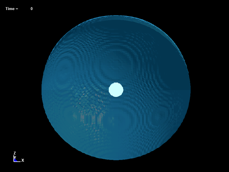  Bubble Dynamics inside Liquid Drops, d=0.0mm