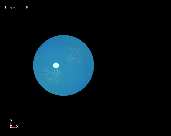  Bubble Dynamics inside Liquid Drops, d=2.5mm