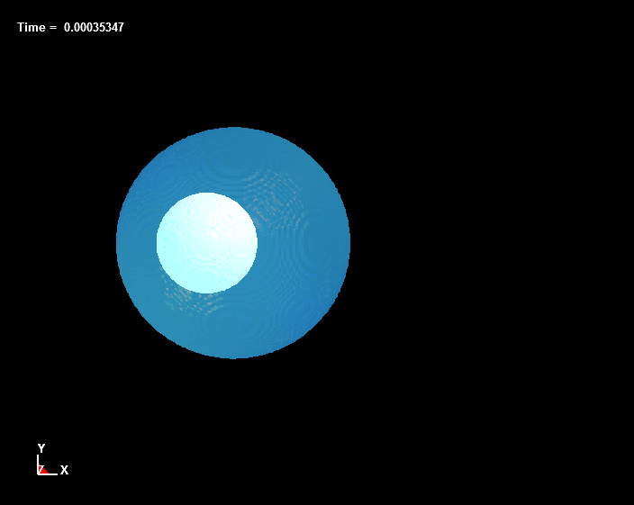  Bubble Dynamics inside Liquid Drops, d=2.5mm