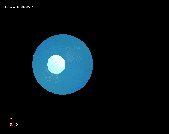  Bubble Dynamics inside Liquid Drops, d=2.5mm