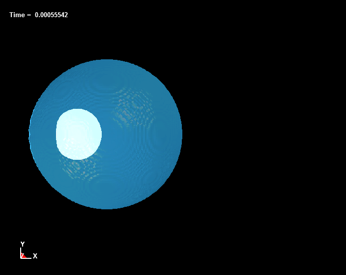  Bubble Dynamics inside Liquid Drops, d=4.5mm