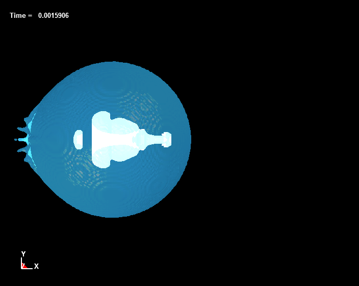  Bubble Dynamics inside Liquid Drops, d=4.5mm