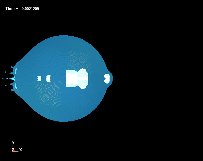  Bubble Dynamics inside Liquid Drops, d=4.5mm