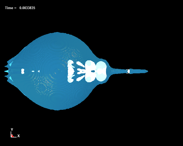  Bubble Dynamics inside Liquid Drops, d=4.5mm