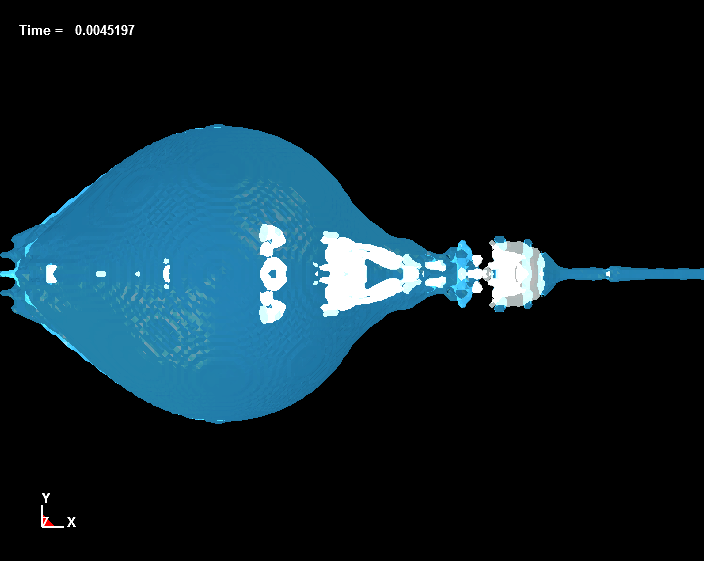  Bubble Dynamics inside Liquid Drops, d=4.5mm