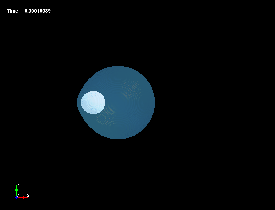  Bubble Dynamics inside Liquid Drops, d=6.5mm