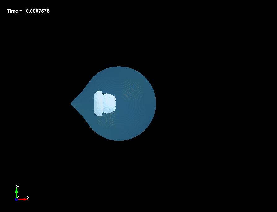  Bubble Dynamics inside Liquid Drops, d=6.5mm