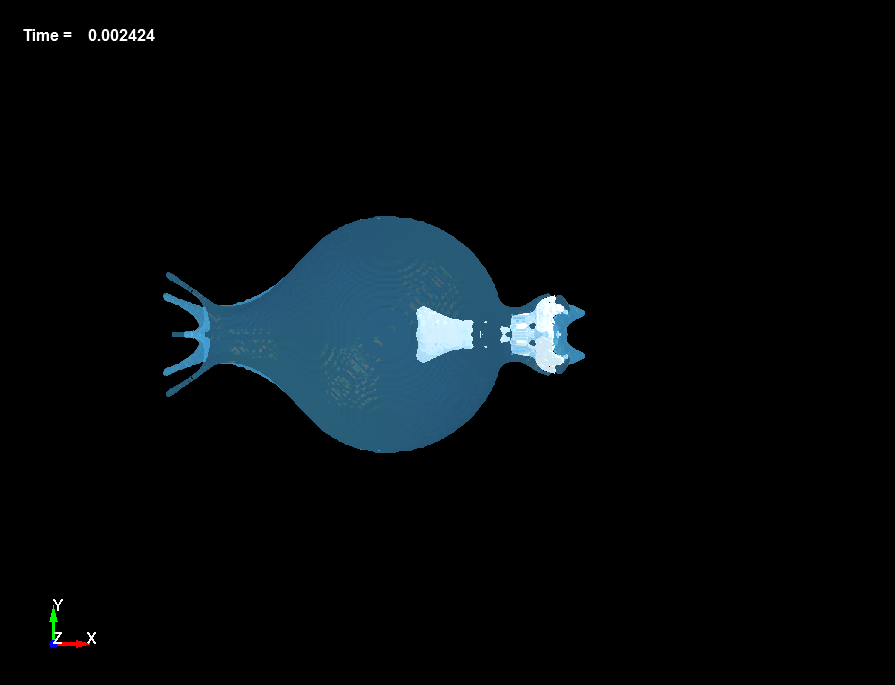  Bubble Dynamics inside Liquid Drops, d=6.5mm