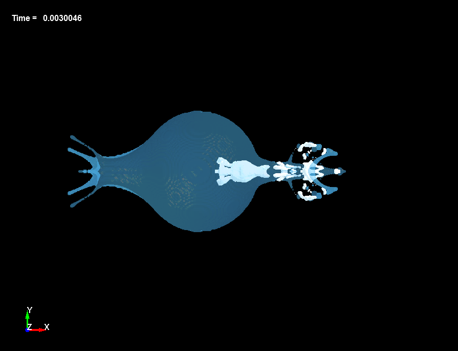  Bubble Dynamics inside Liquid Drops, d=6.5mm