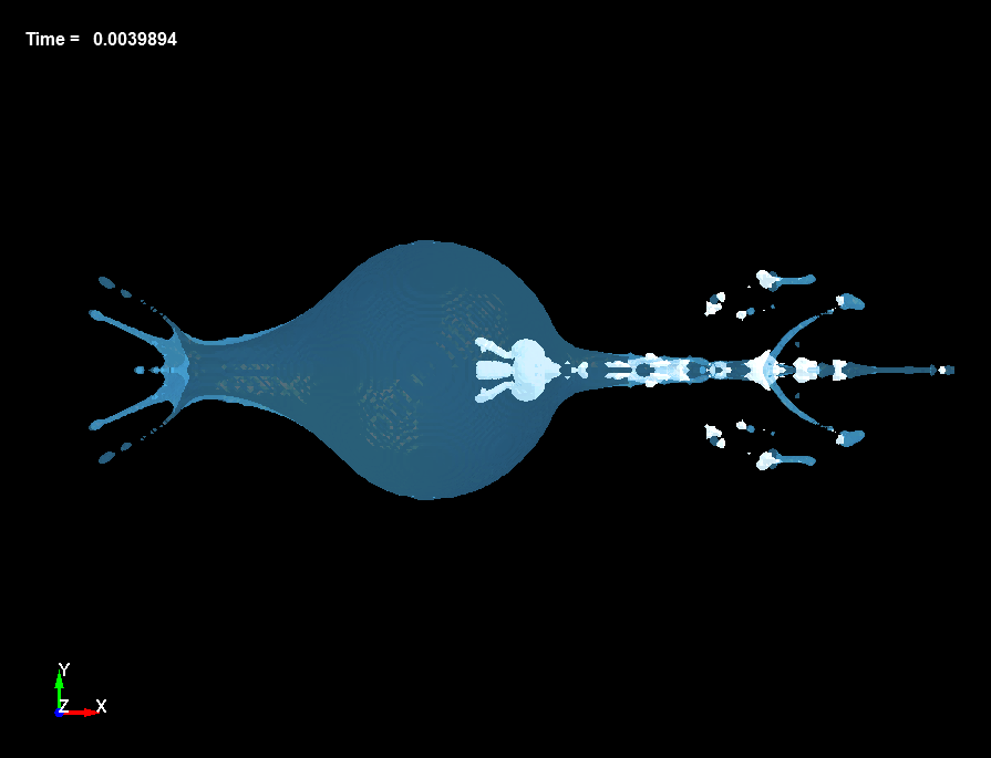  Bubble Dynamics inside Liquid Drops, d=6.5mm