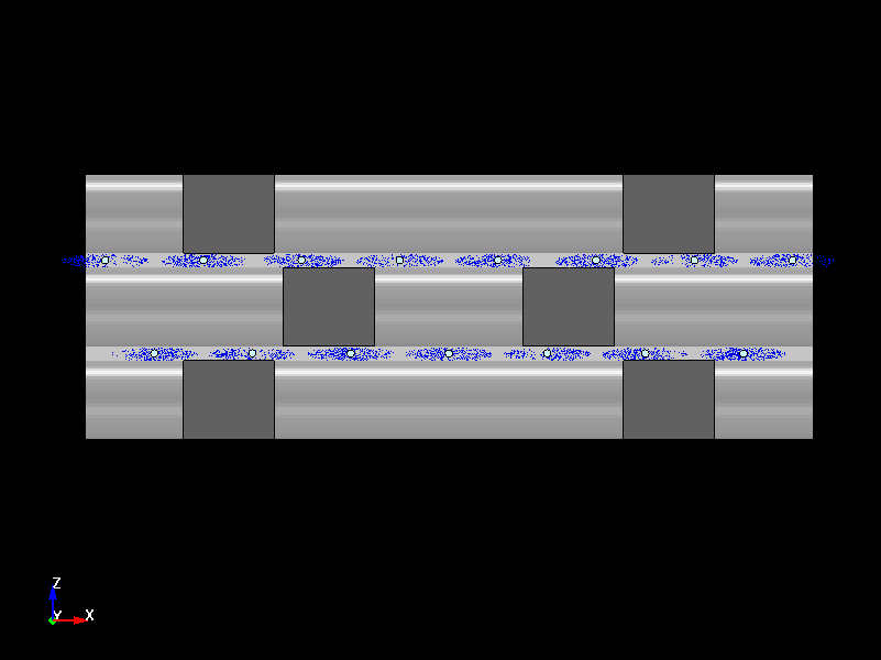  Computation for spray water and flow behavior in the continuous casting process of the iron using des elements