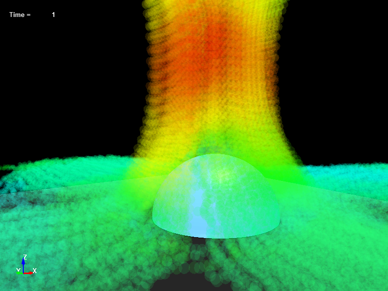  simple test of define sph injection in ls-dyna