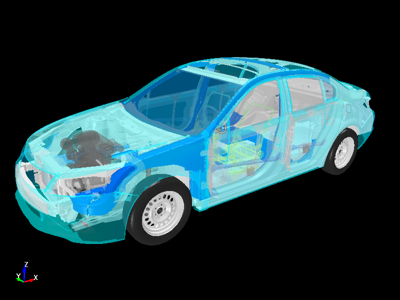  Small overlap crash test simulation using ls-dyna