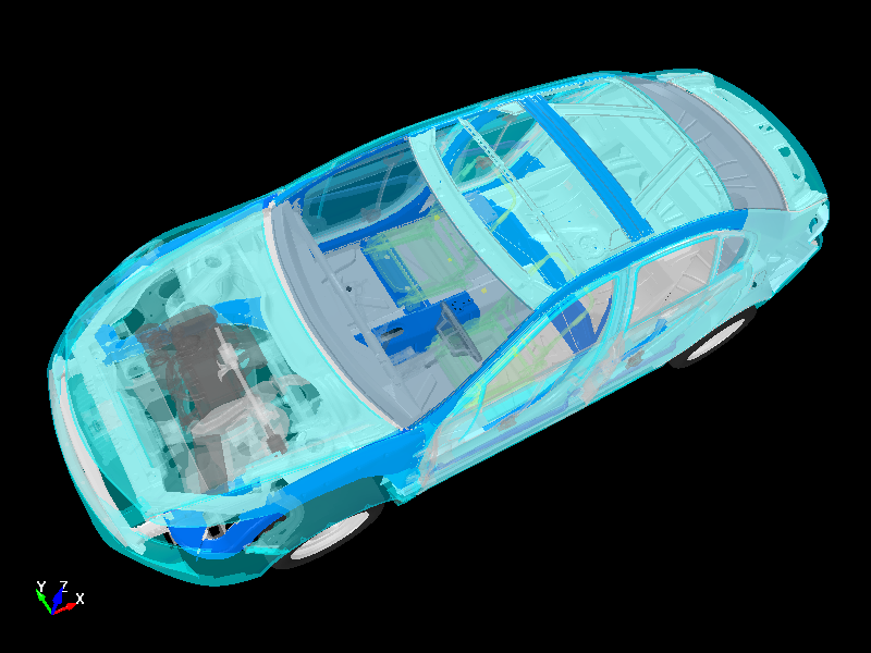  Small overlap crash test simulation using ls-dyna