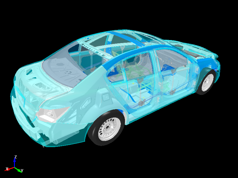  Small overlap crash test simulation using ls-dyna