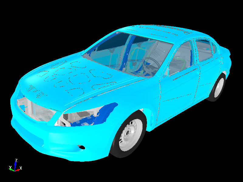  Small overlap crash test simulation using ls-dyna