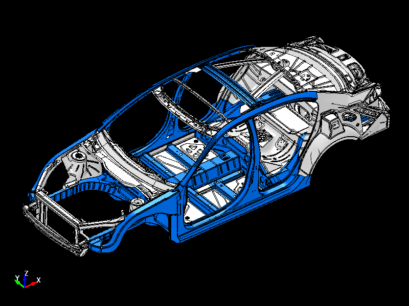  Small overlap crash test simulation using ls-dyna