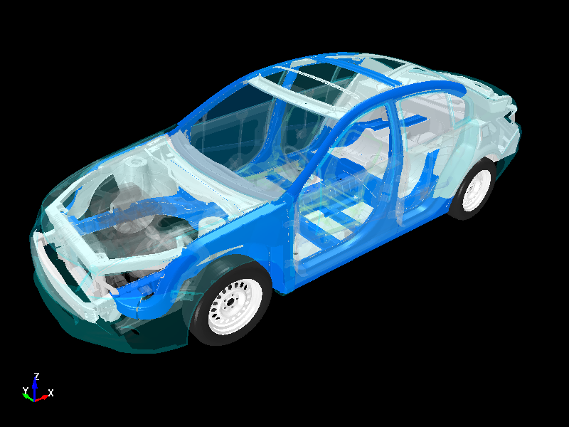  Small overlap crash test simulation using ls-dyna