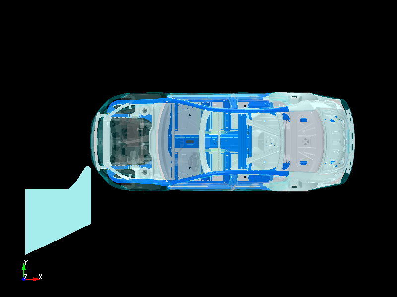  Small overlap crash test simulation using ls-dyna