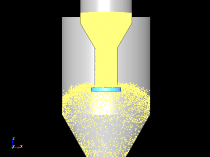 DES / Hopper Flow by vibratory feeder