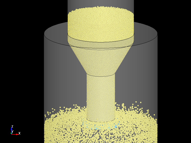  DES / Hopper Flow by vibratory feeder