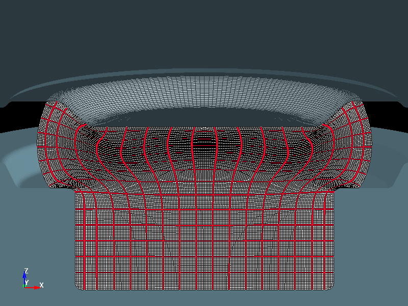  3D cold forging analysis