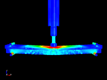 Impact response rc T-beams