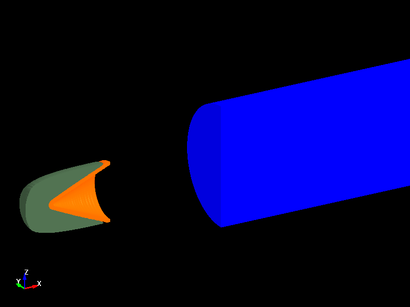 Shaped Charge Jet deformation and penetration 