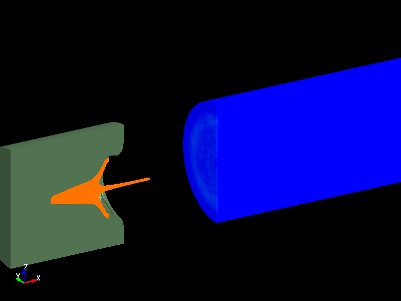 Shaped Charge Jet deformation and penetration 