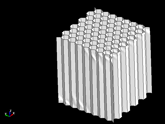  ZY Shear deformation behavior of aluminum honeycomb