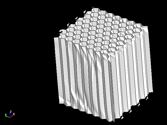  ZY Shear deformation behavior of aluminum honeycomb