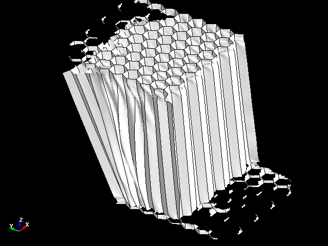  ZY Shear deformation behavior of aluminum honeycomb