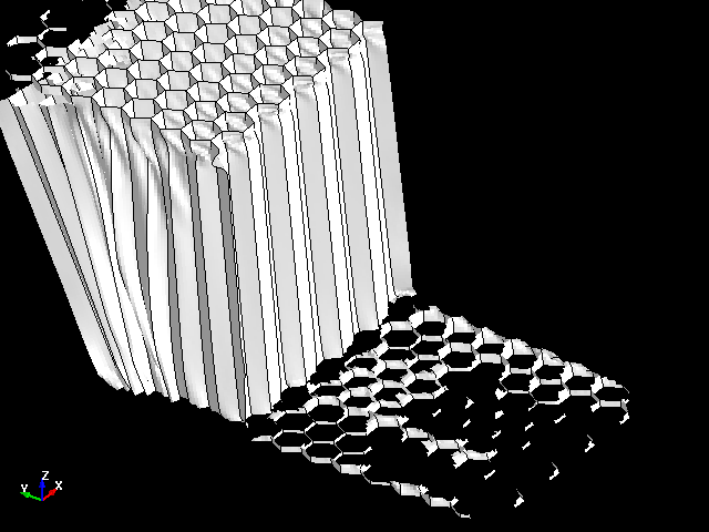  ZY Shear deformation behavior of aluminum honeycomb