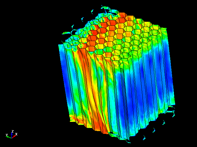  ZY Shear deformation behavior of aluminum honeycomb